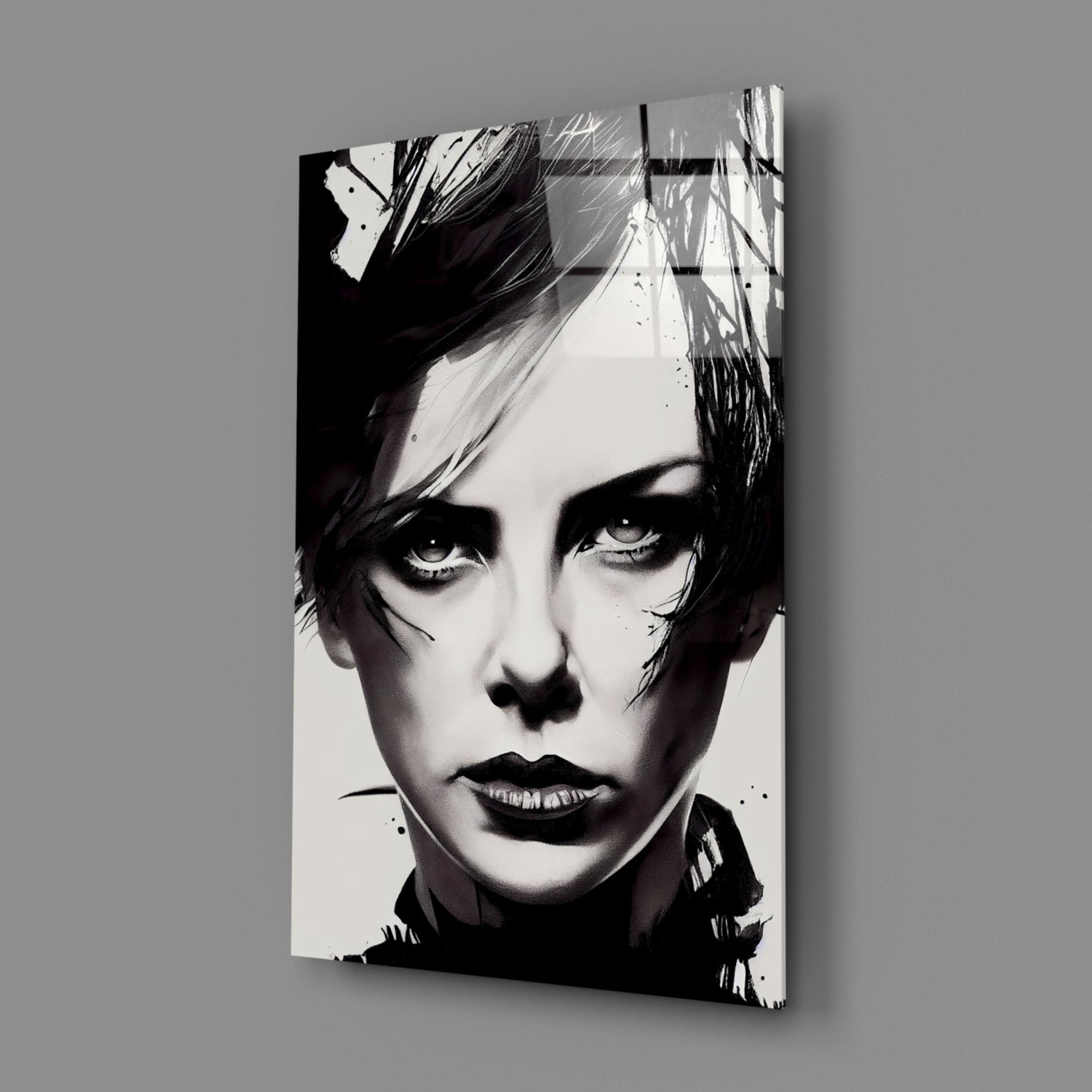 The Bellicose Glass Wall Art || Designer Collection