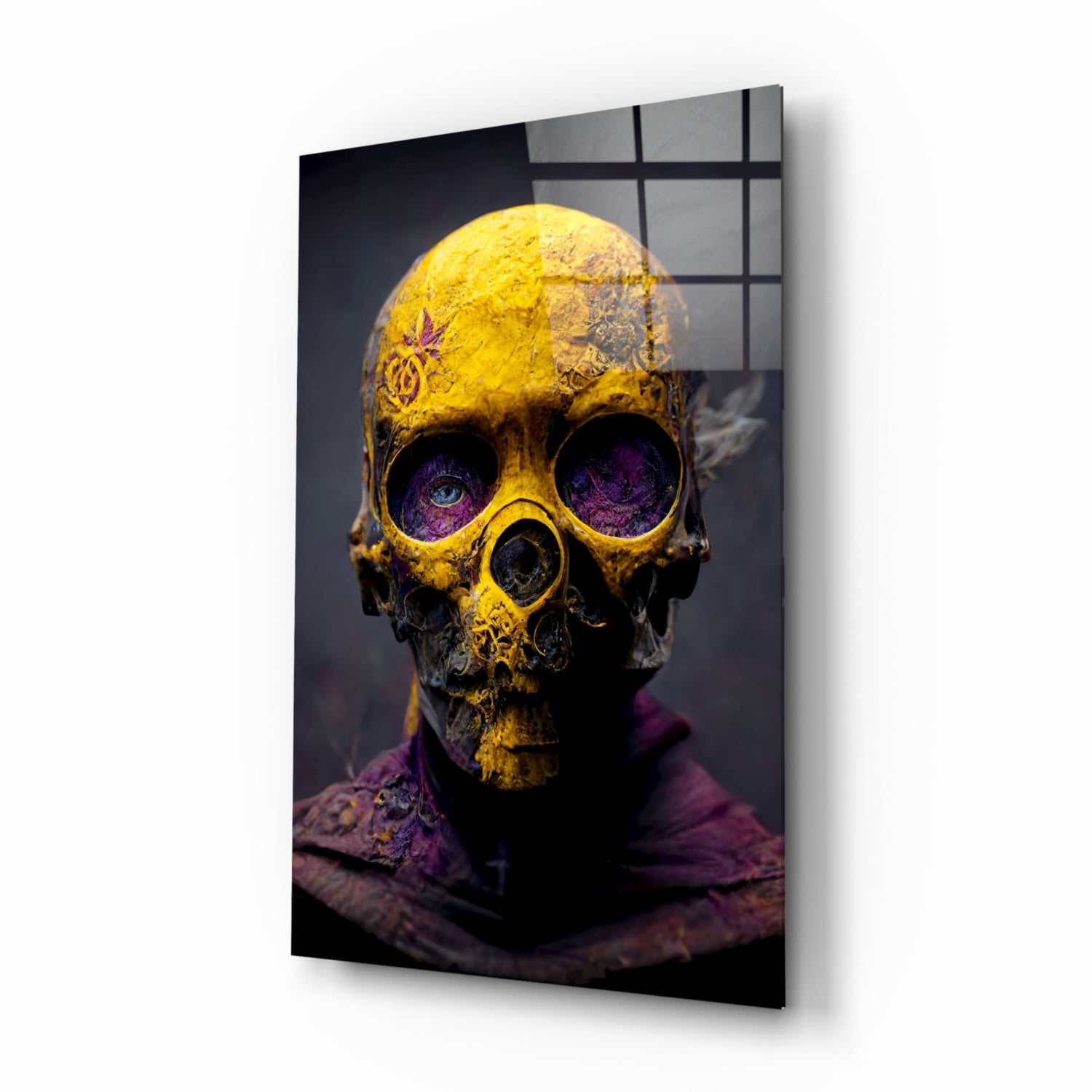 Skull Glass Art  || Designers Collection