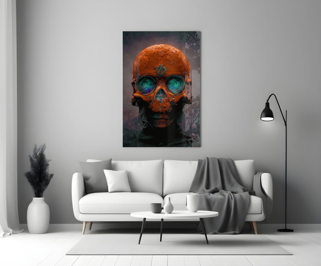 Skull Glass Art  || Designer Collection