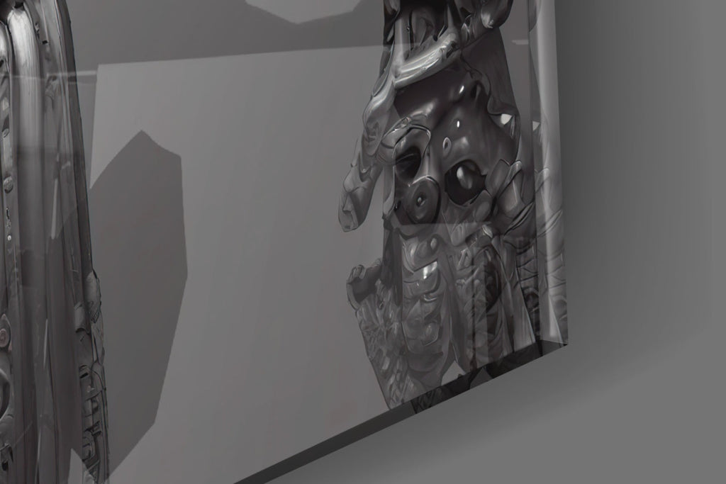 Humachine" Glass Art  || Designer Collection