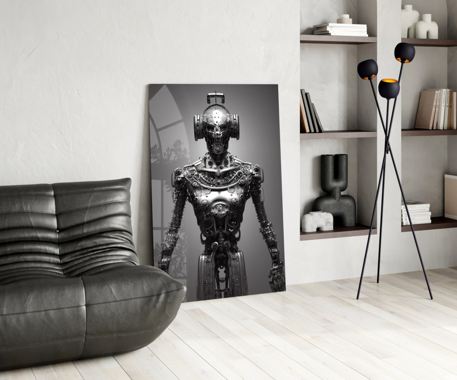 Humachine" Glass Art  || Designer Collection