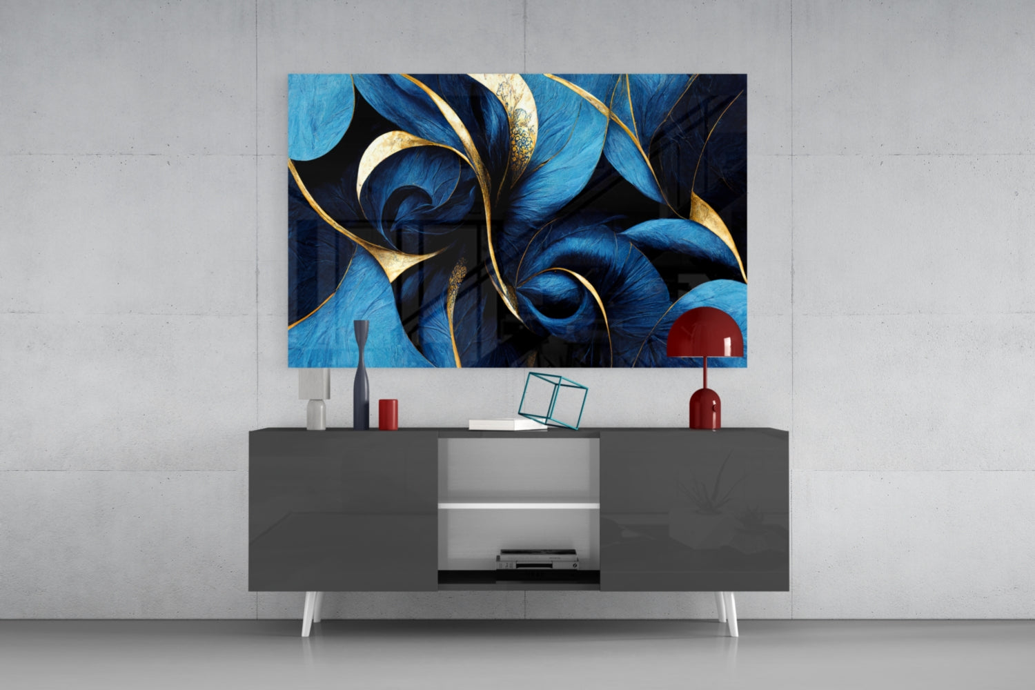 Curves Glass Art  || Designers Collection