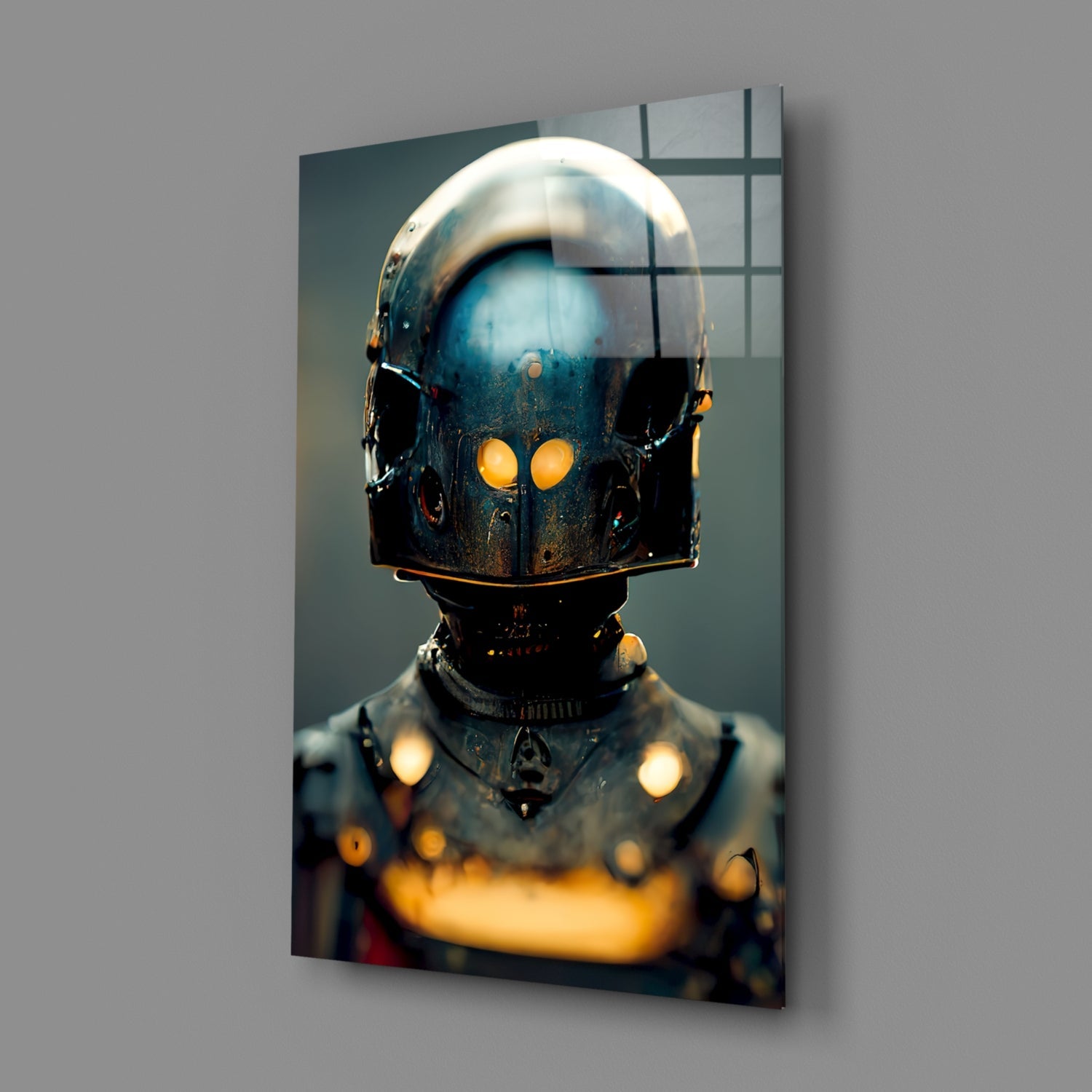 Fighter  Glass Art  || Designer Collection