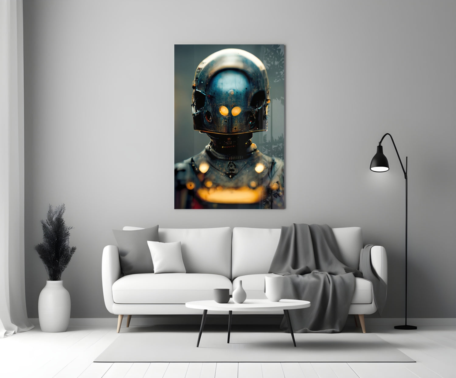 Fighter  Glass Art  || Designer Collection