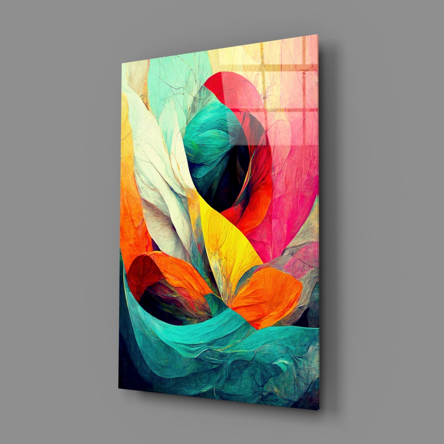 Hidden Swan Glass Wall Art  || Designer Collection