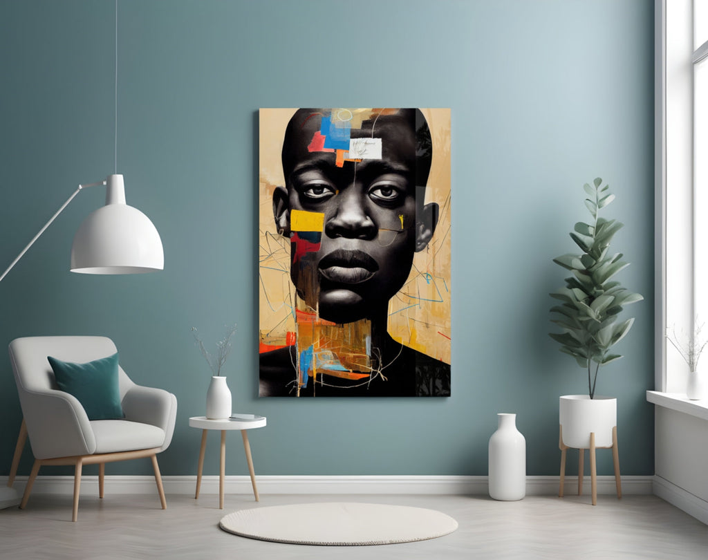 The Rebellious Look Glass Wall Art  || Designer Collection
