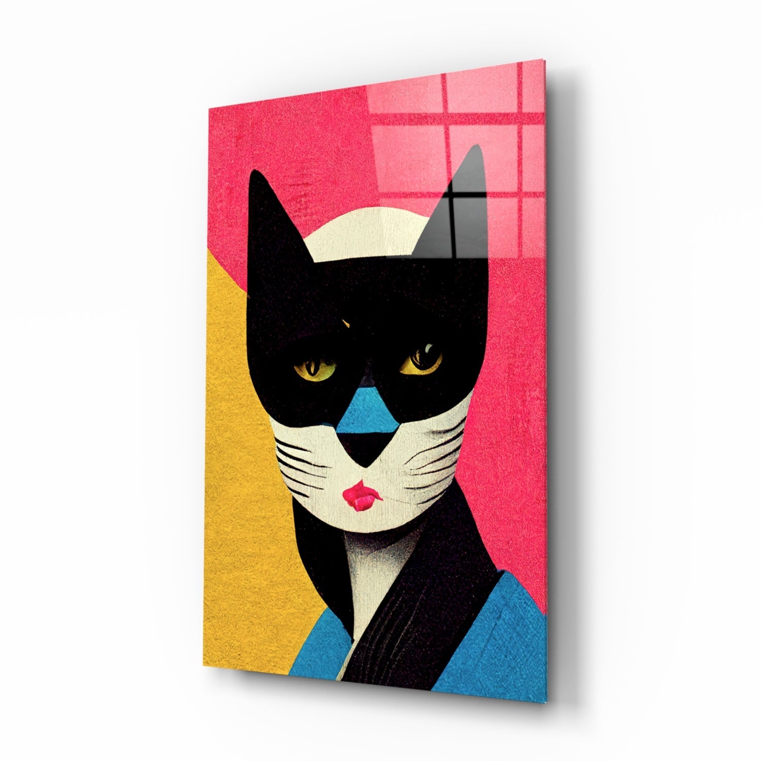 Masked Glass Wall Art  || Designer Collection