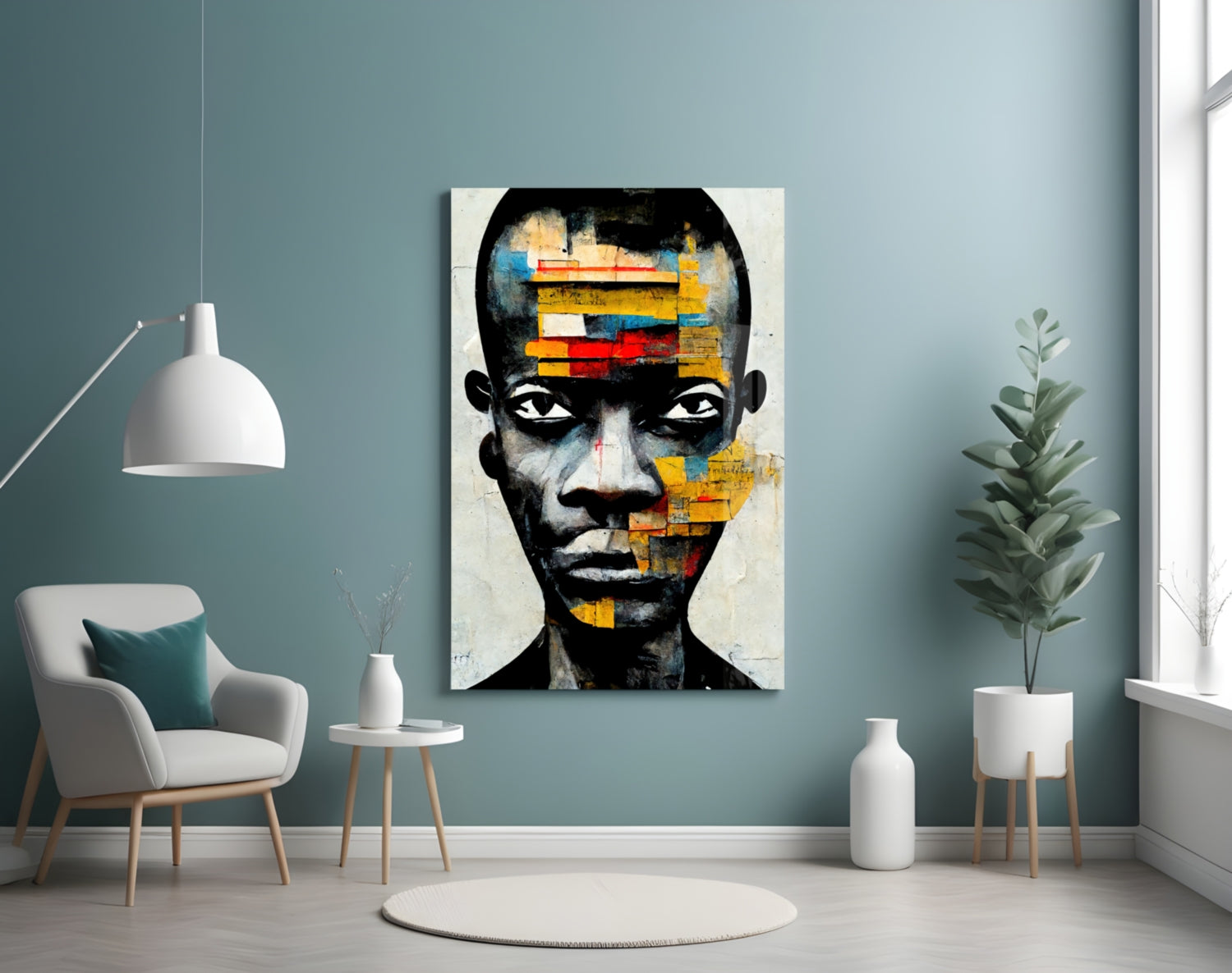 The Rebellious Look Glass Wall Art  || Designer Collection