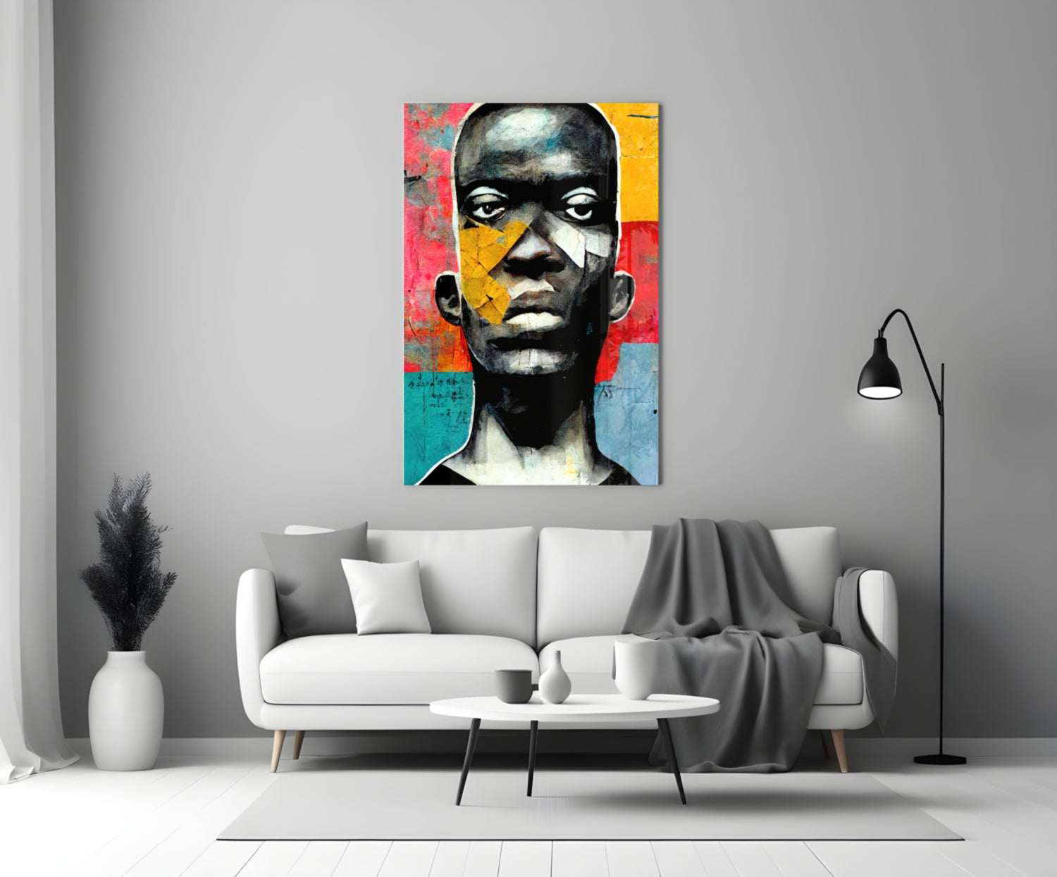 The Rebellious Look Glass Wall Art  || Designer Collection