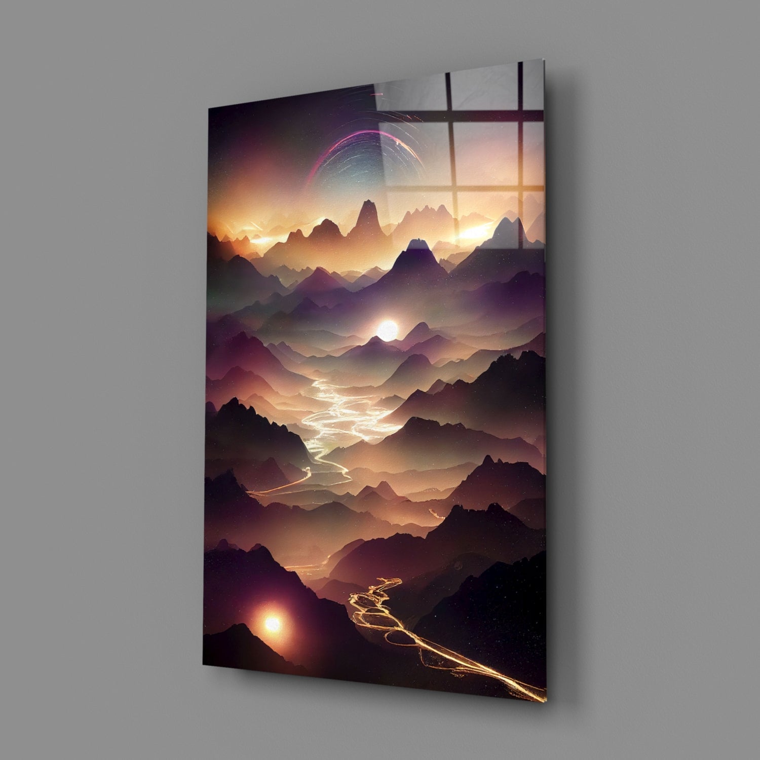 Lavas Glass Wall Art  || Designer Collection