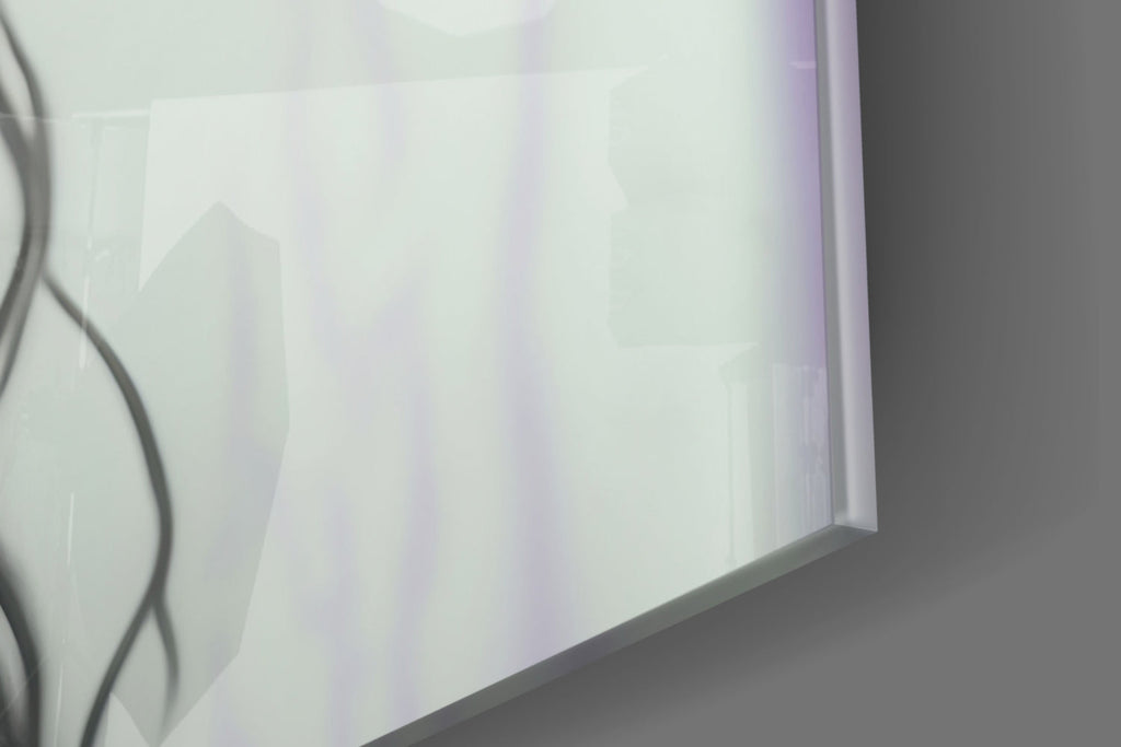 Girl with a Tattoo Glass Wall Art  || Designer Collection