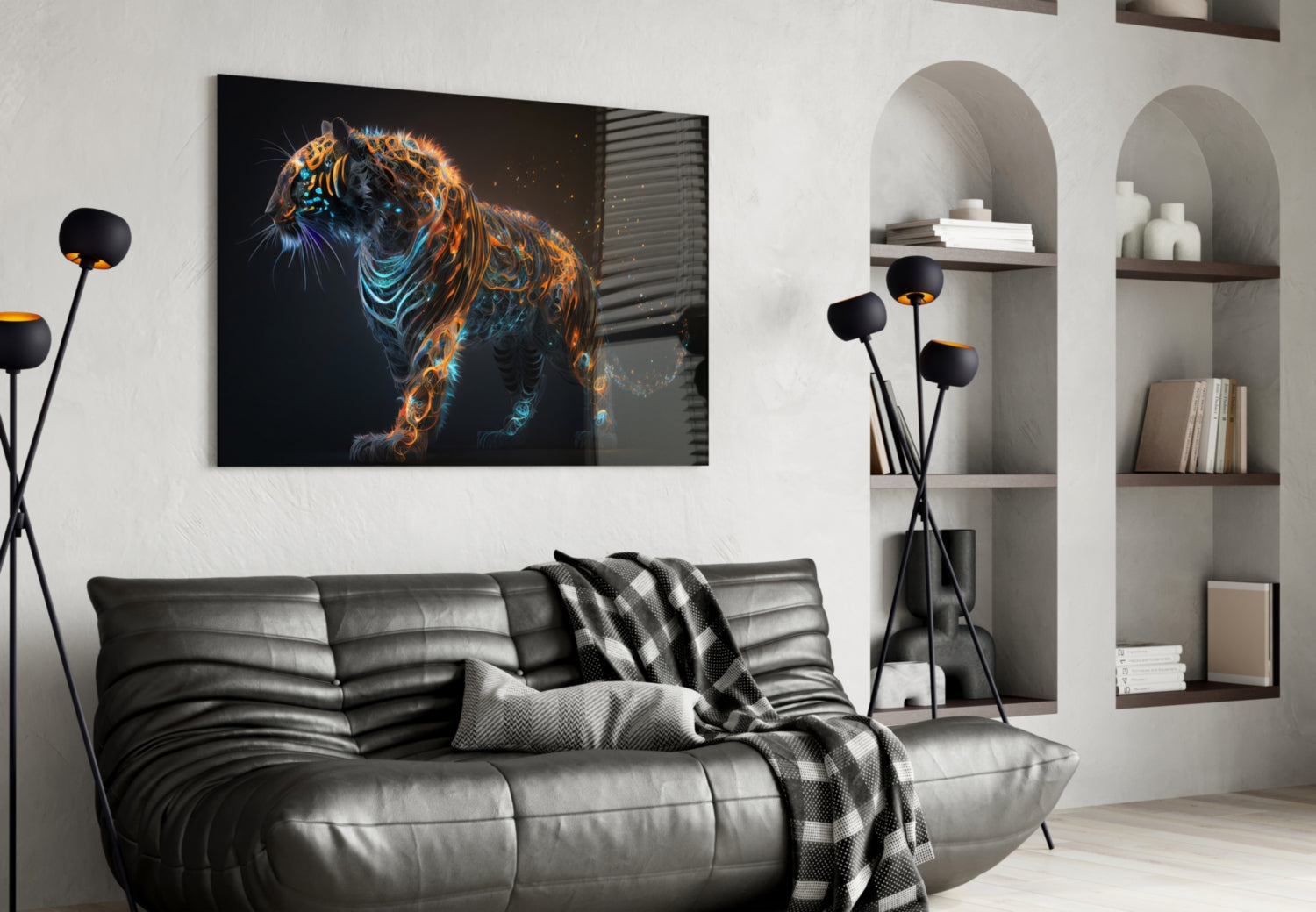 Sparkling Glory Glass Wall Art  || Designer Collection
