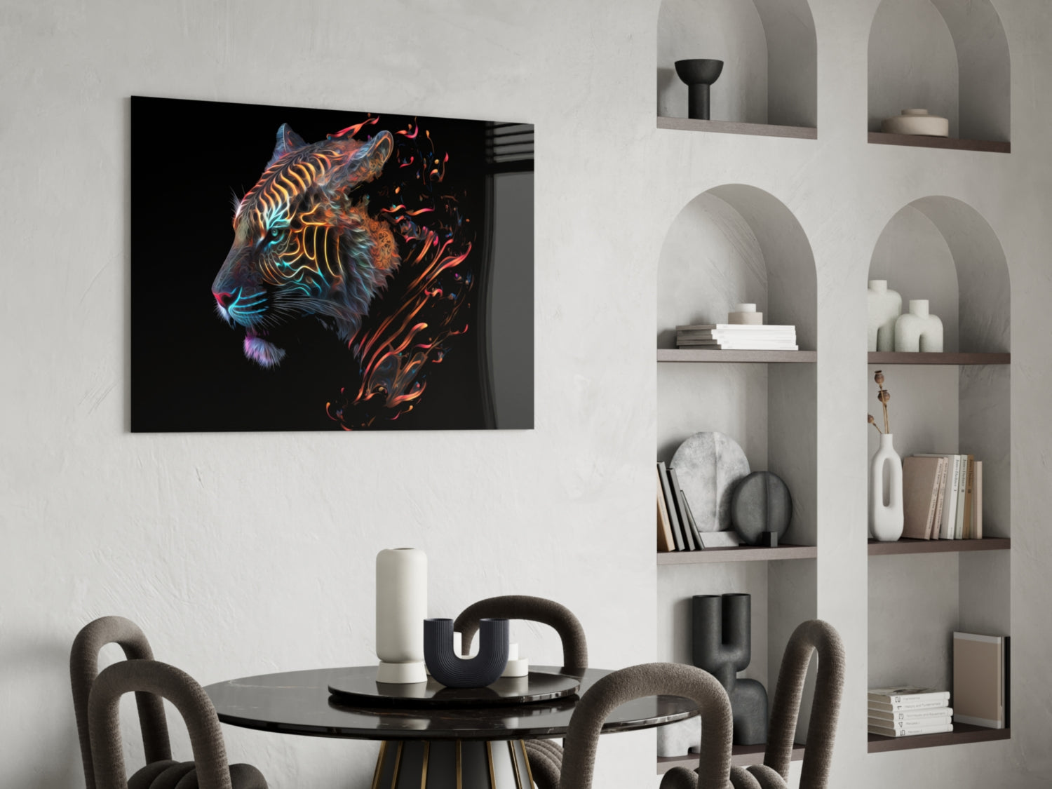 Sparkling Glory Glass Wall Art  || Designer Collection