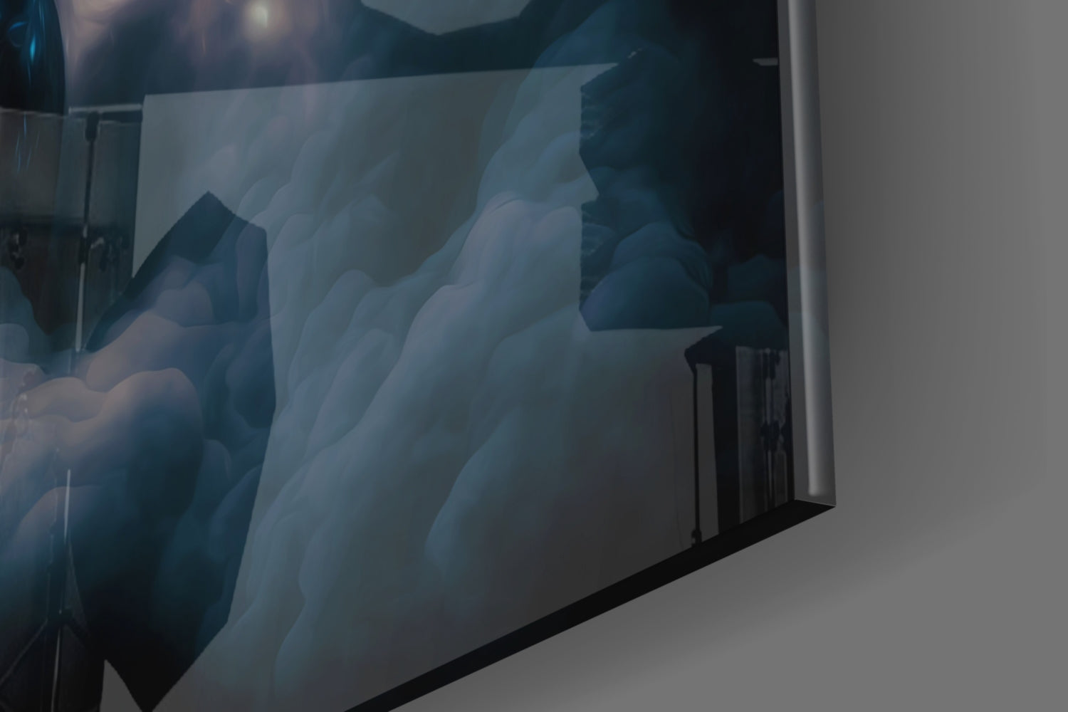 Vitruvius Man Glass Wall Art  || Designers Collection