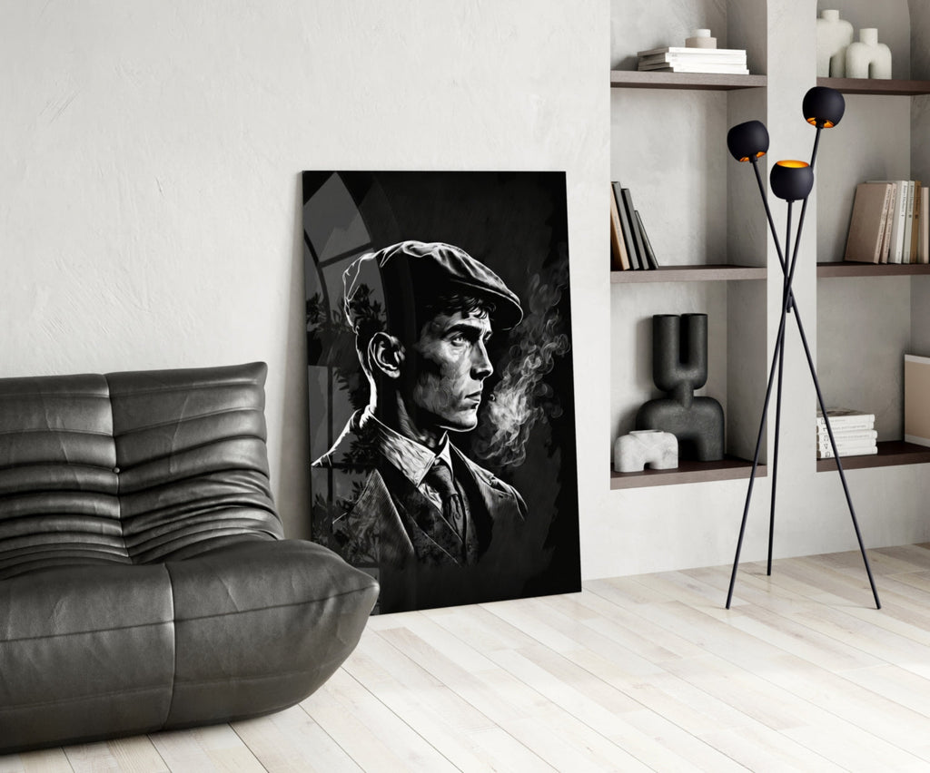 Thomas Shelby - Peaky Blinders Glass Wall Art || Designer Collection