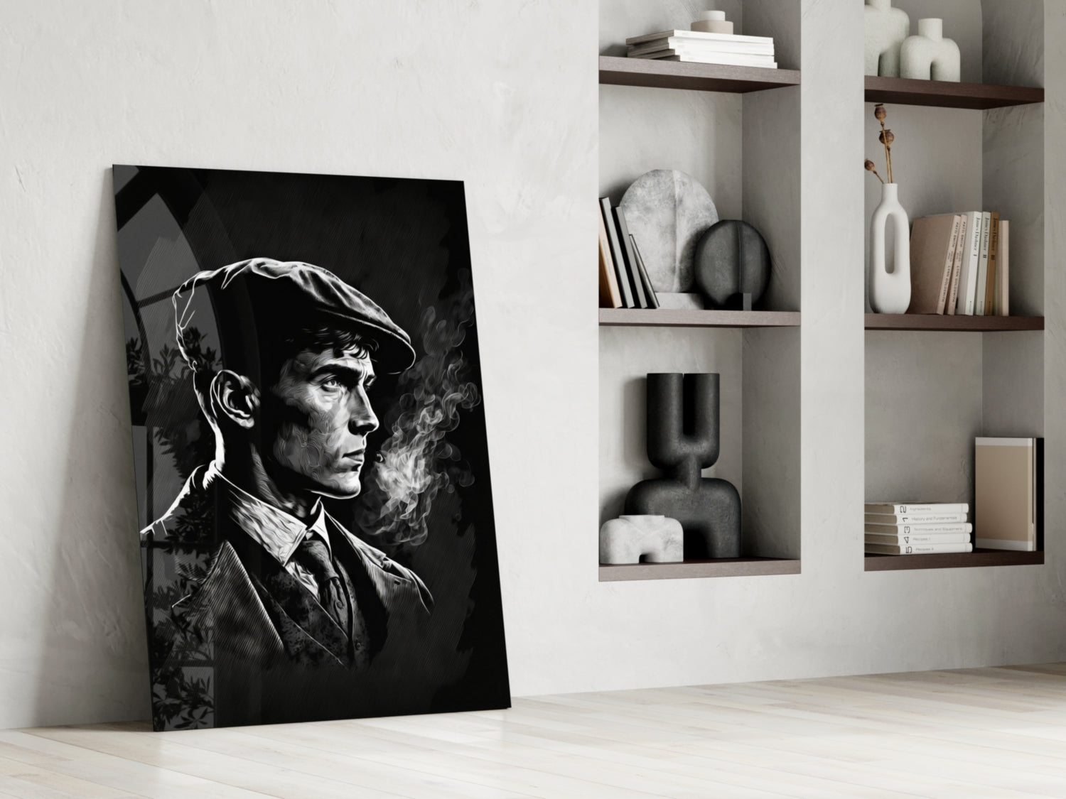 Thomas Shelby - Peaky Blinders Glass Wall Art || Designer Collection