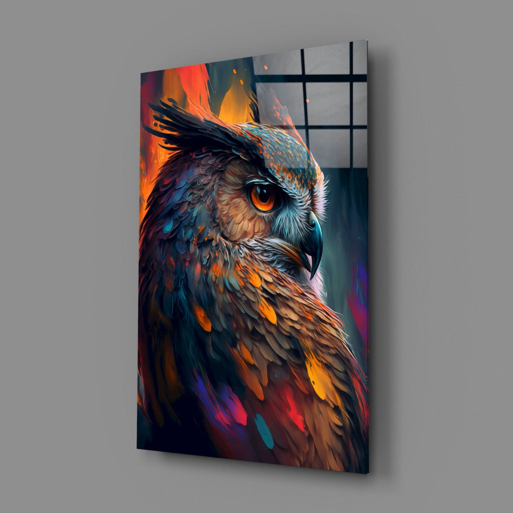 Owl's Eye Glass Wall Art  || Designer Collection