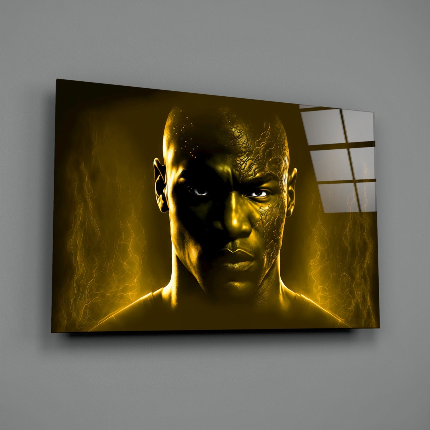 Iconic Michael Jordan Glass Wall Art  || Designer Collection