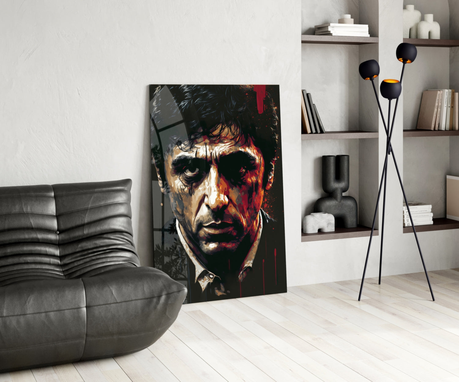 Al Pacino Glass Wall Art  || Designer Collection