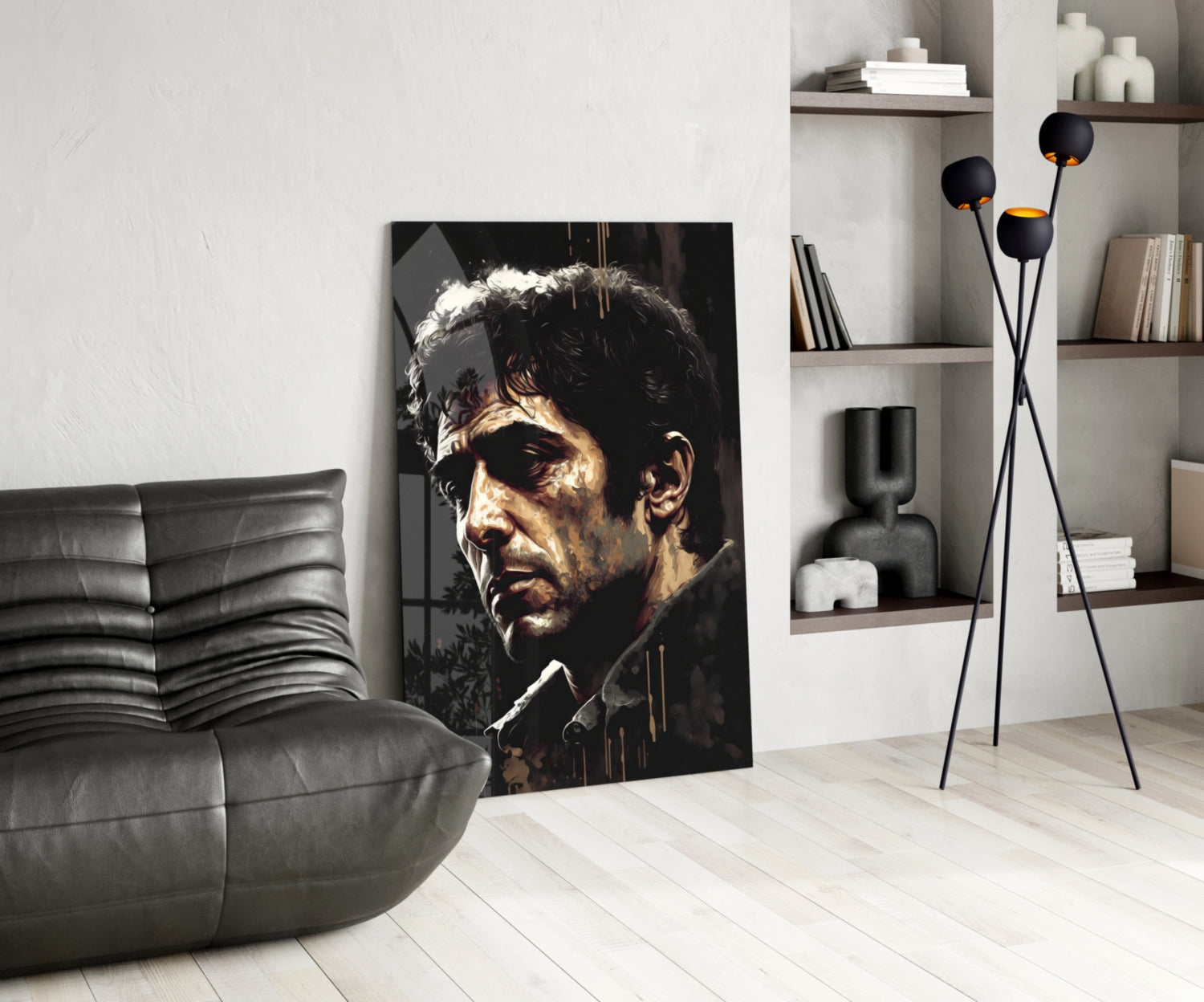 Al Pacino Glass Wall Art  || Designer Collection