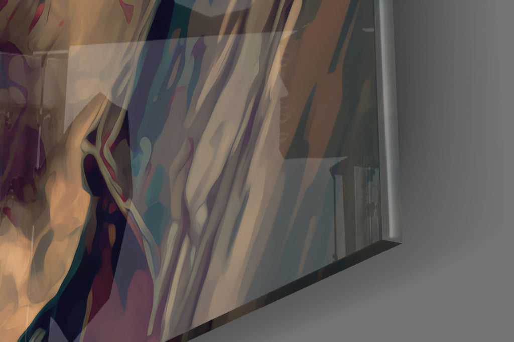 Fight Club - Tyler Durden Glass Wall Art  || Designer Collection