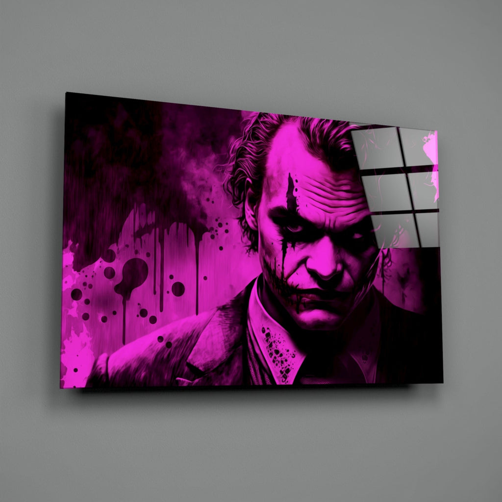 Joker Glass Wall Art  || Designer Collection