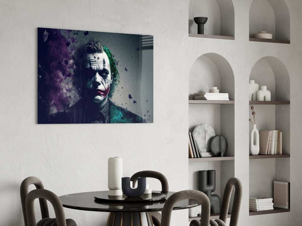 Joker Glass Wall Art  || Designer Collection