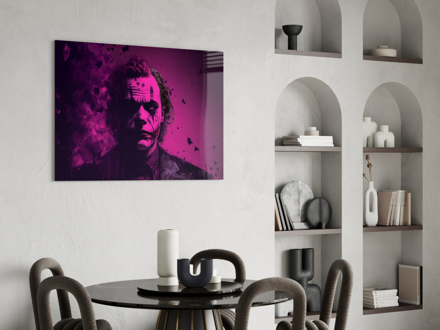 Joker Glass Wall Art  || Designer Collection