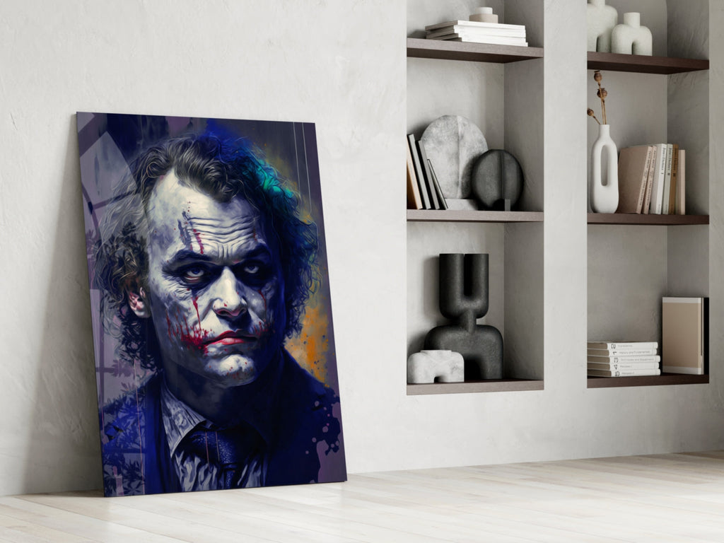 Joker Glass Wall Art  || Designer Collection