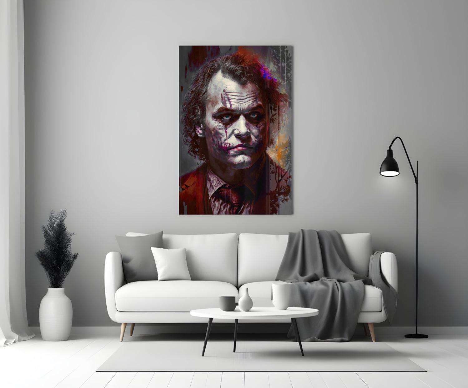 Joker Glass Wall Art  || Designer Collection