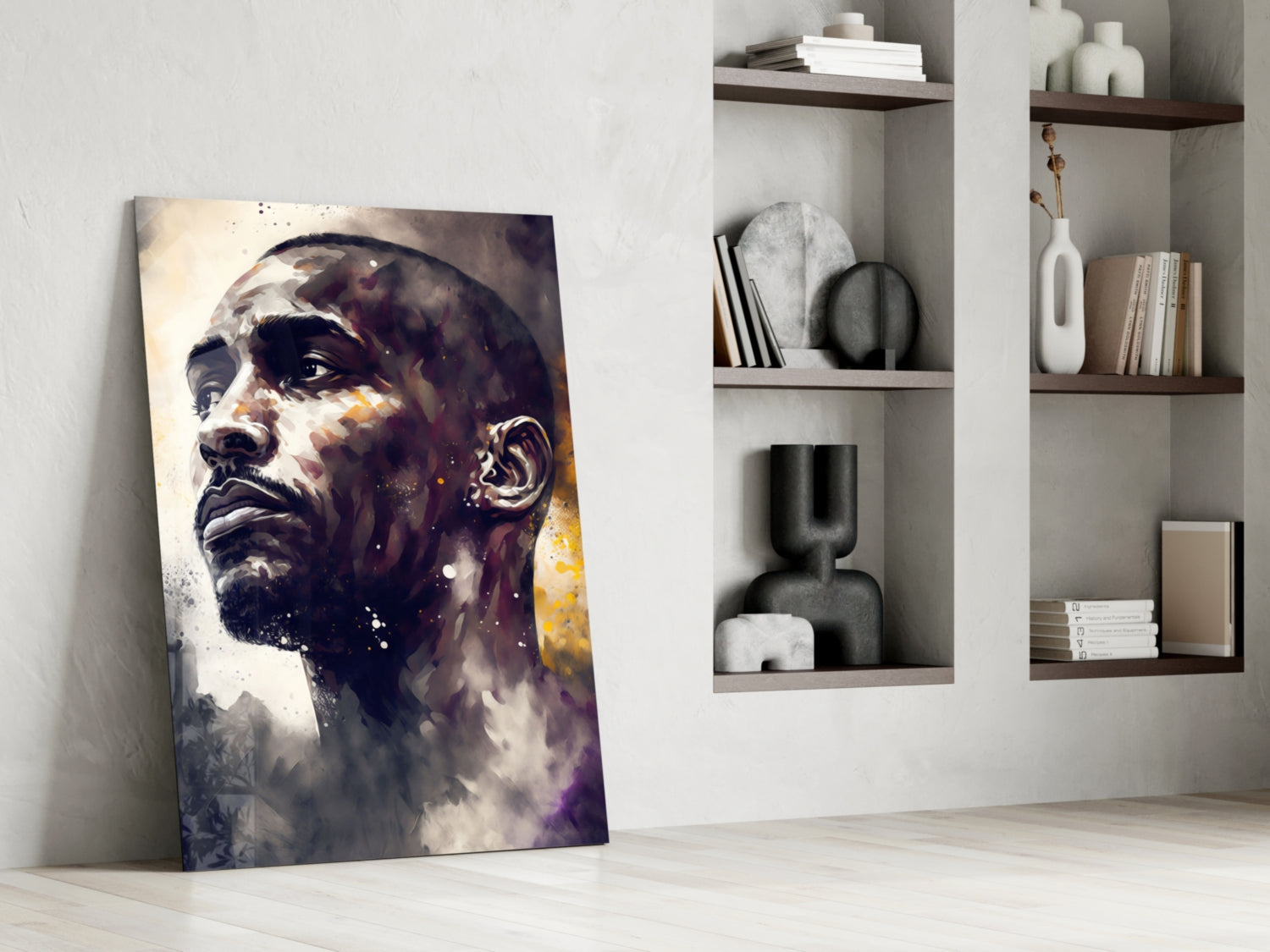 Kobe Bryant Glass Wall Art  || Designer Collection