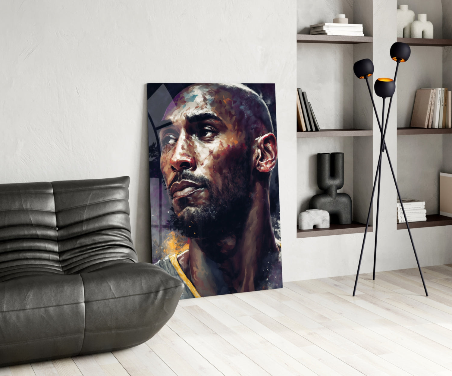 Kobe Bryant Glass Wall Art  || Designer Collection