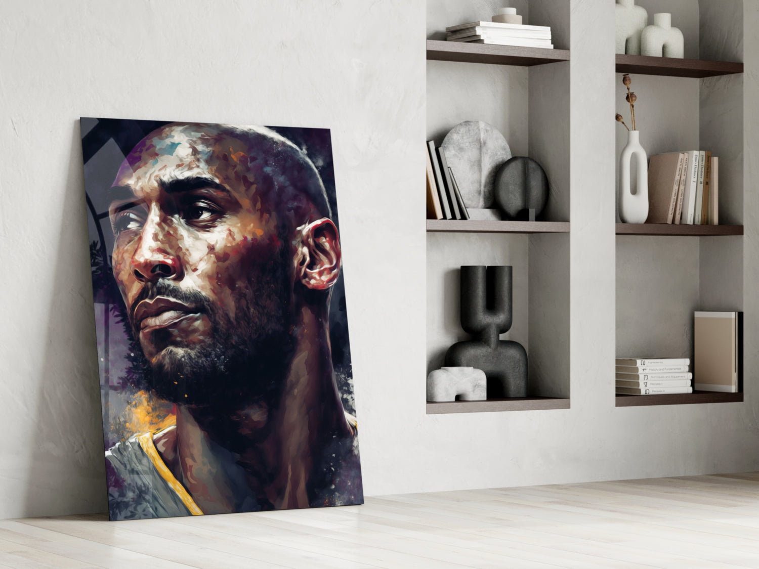 Kobe Bryant Glass Wall Art  || Designer Collection