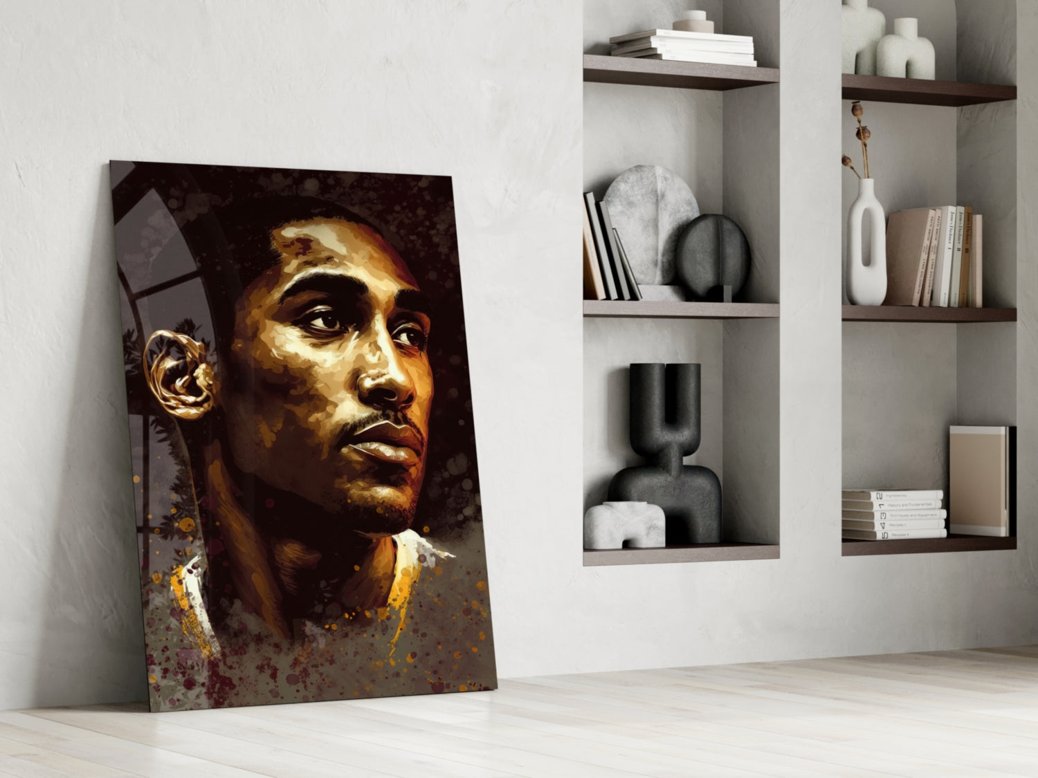 Kobe Bryant Glass Wall Art  || Designer Collection