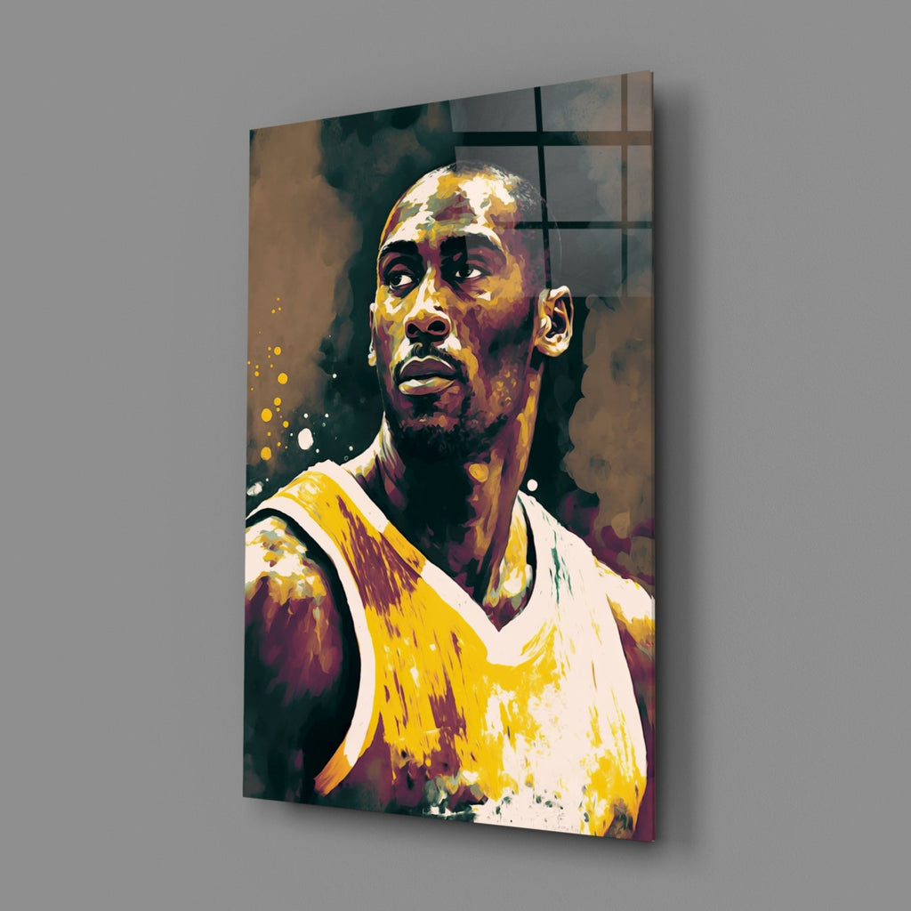 Kobe Bryant Glass Wall Art  || Designer Collection