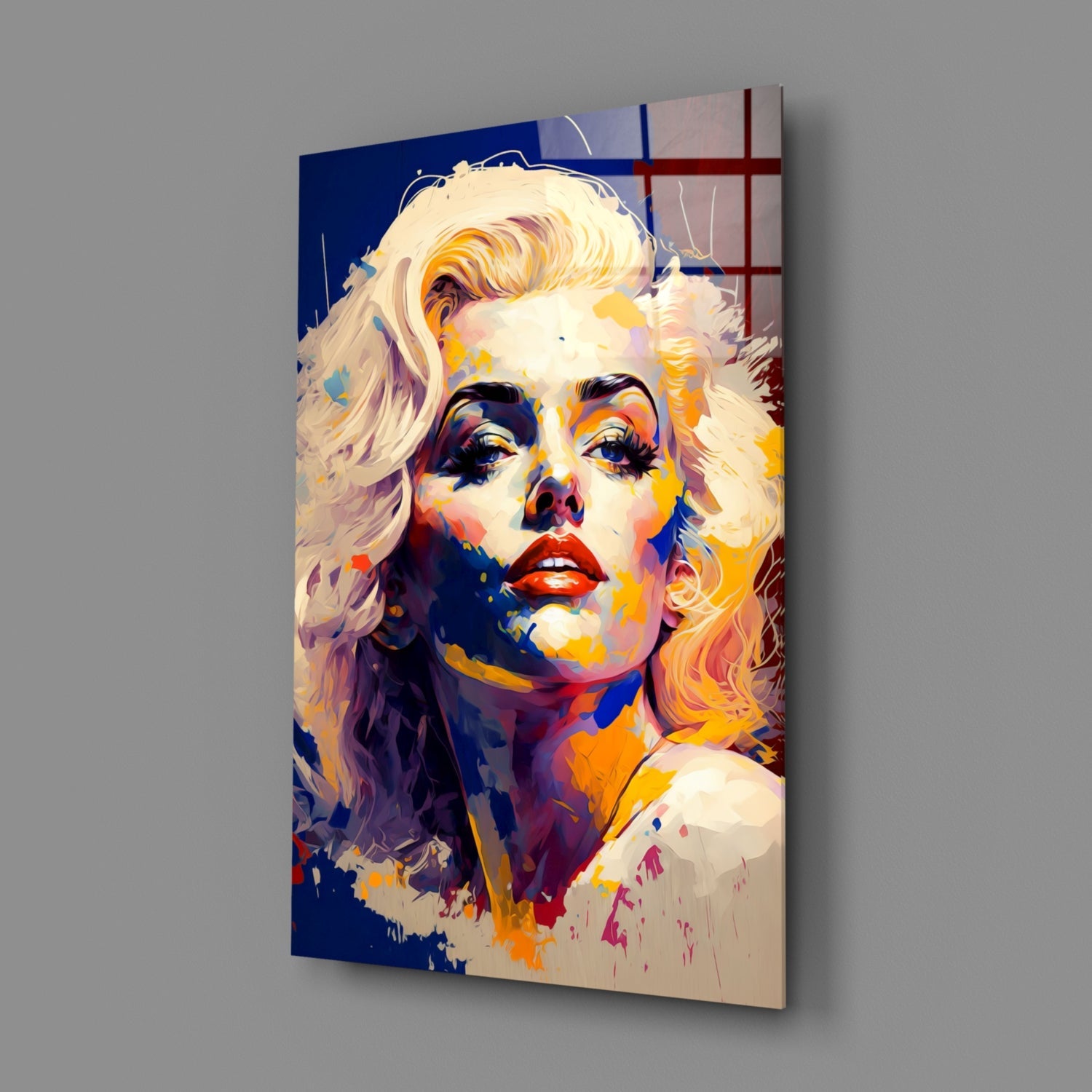 Marilyn Monroe Glass Wall Art  || Designer Collection