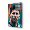 Messi Glass Wall Art  || Designer Collection