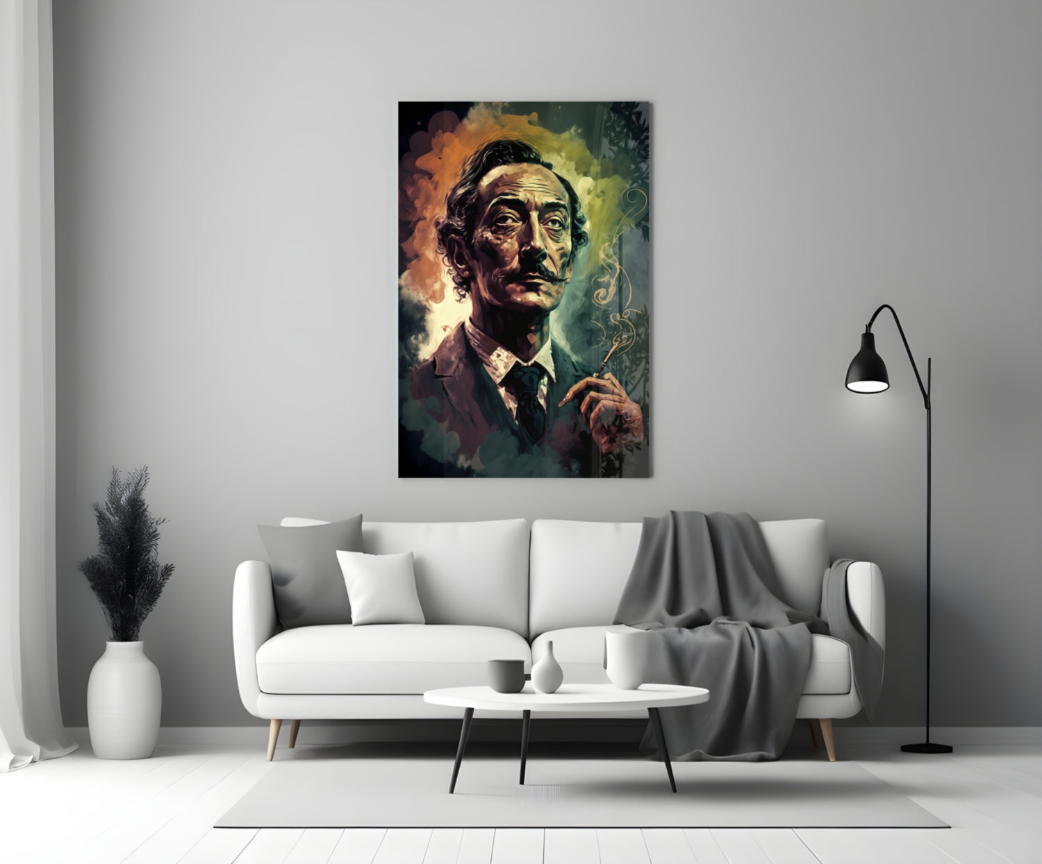 Salvador Dali Glass Wall Art  || Designer Collection