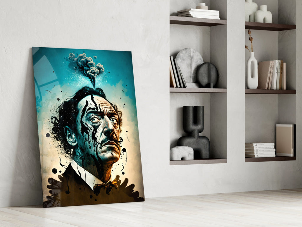 Salvador Dali Glass Wall Art  || Designer Collection