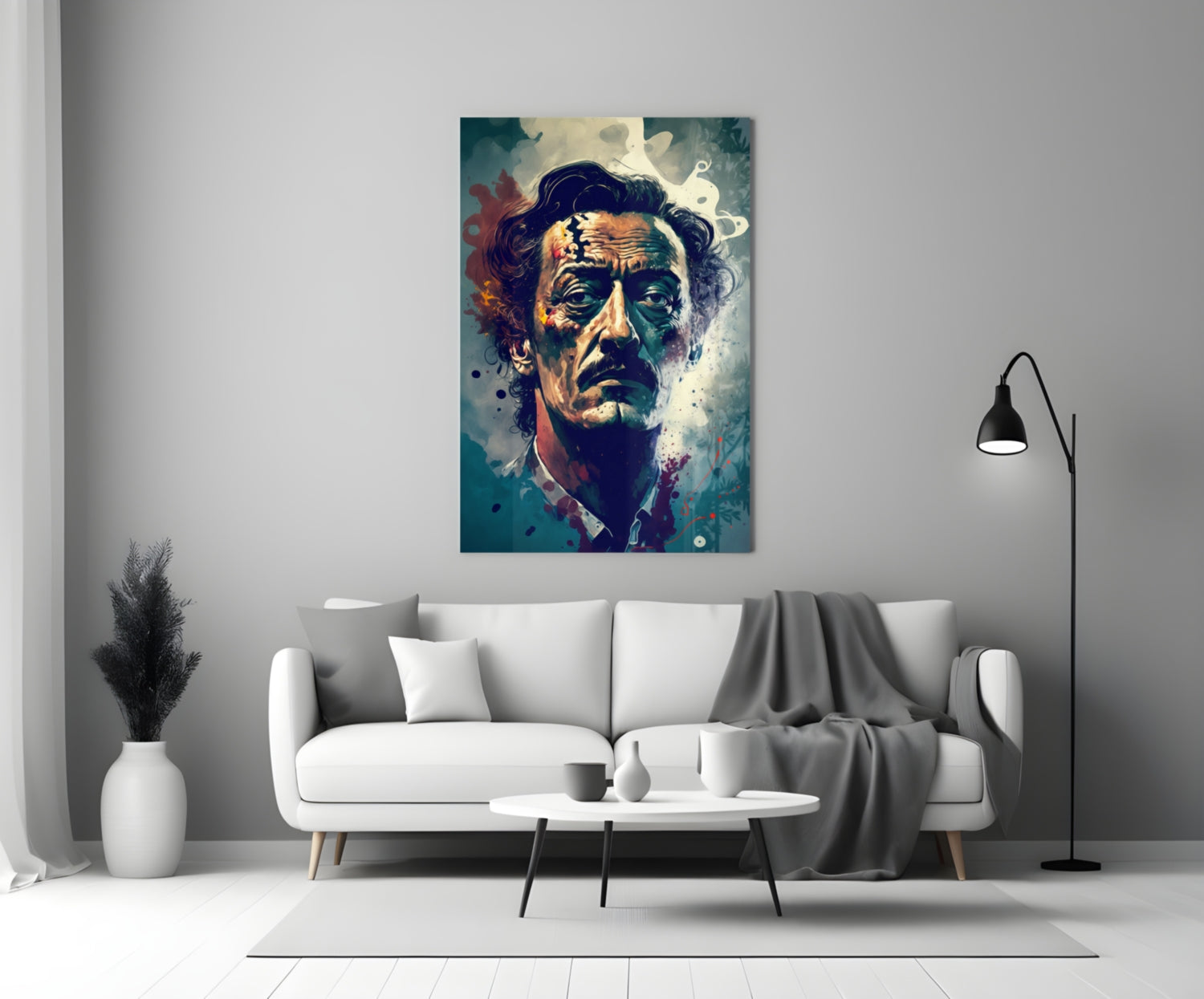 Salvador Dali Glass Wall Art  || Designer Collection