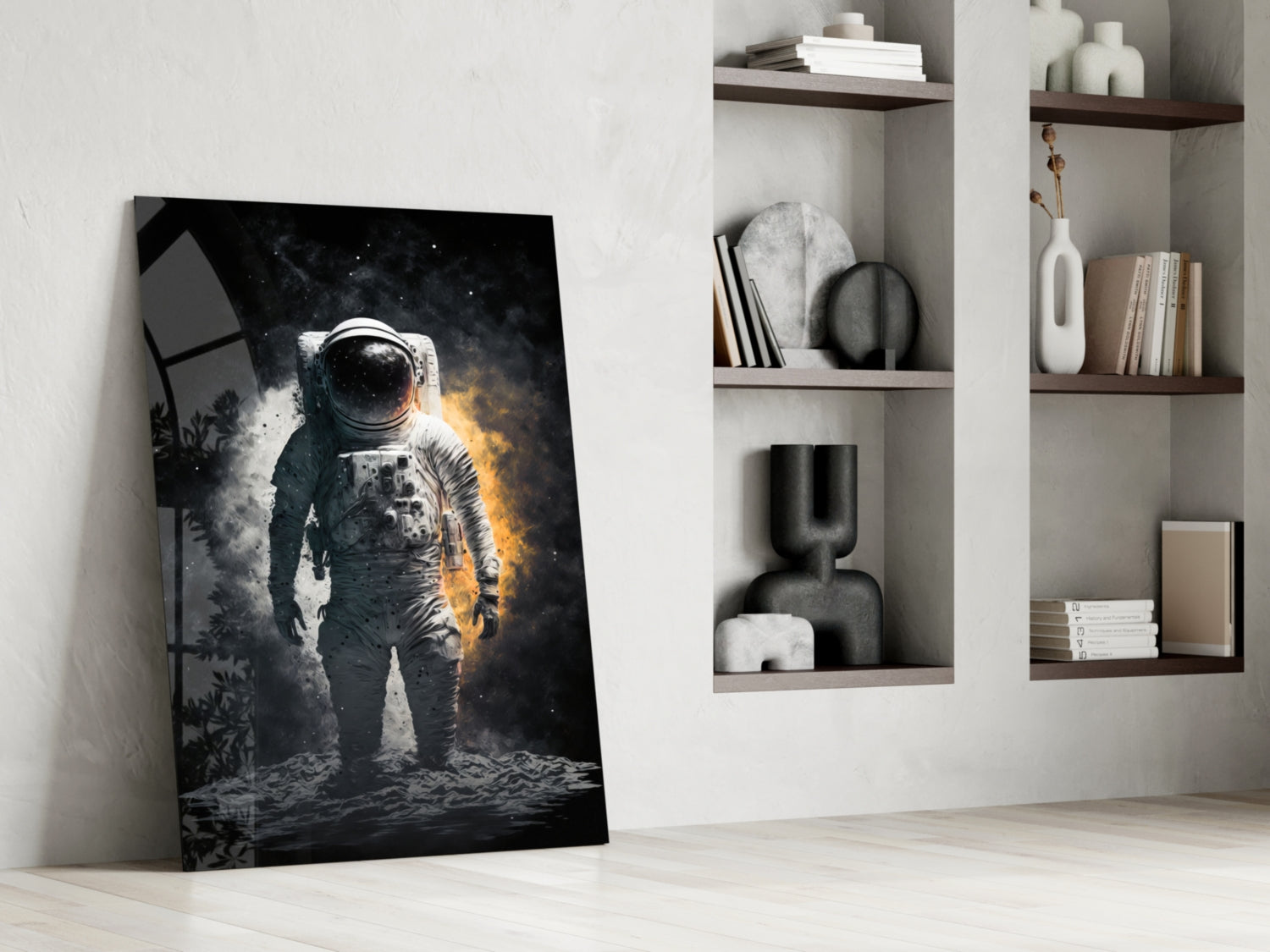 Astronaut  Glass Wall Art  || Designer Collection