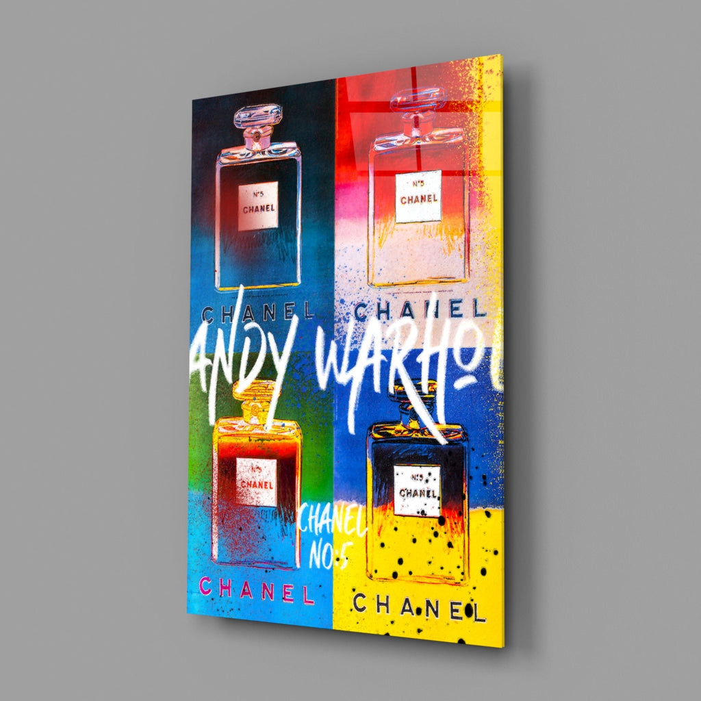 Andy Warhol and Chanel Glass Wall Art || Designer Collection