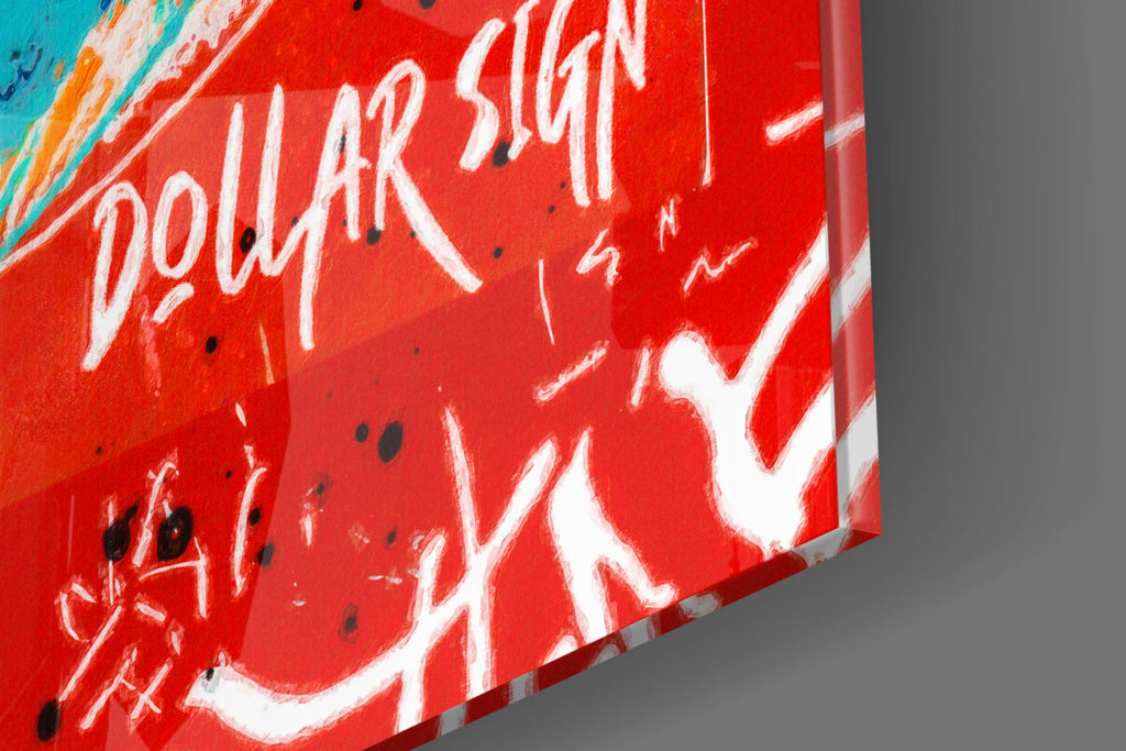 Andy Warhol and Dollar Glass Wall Art || Designer Collection