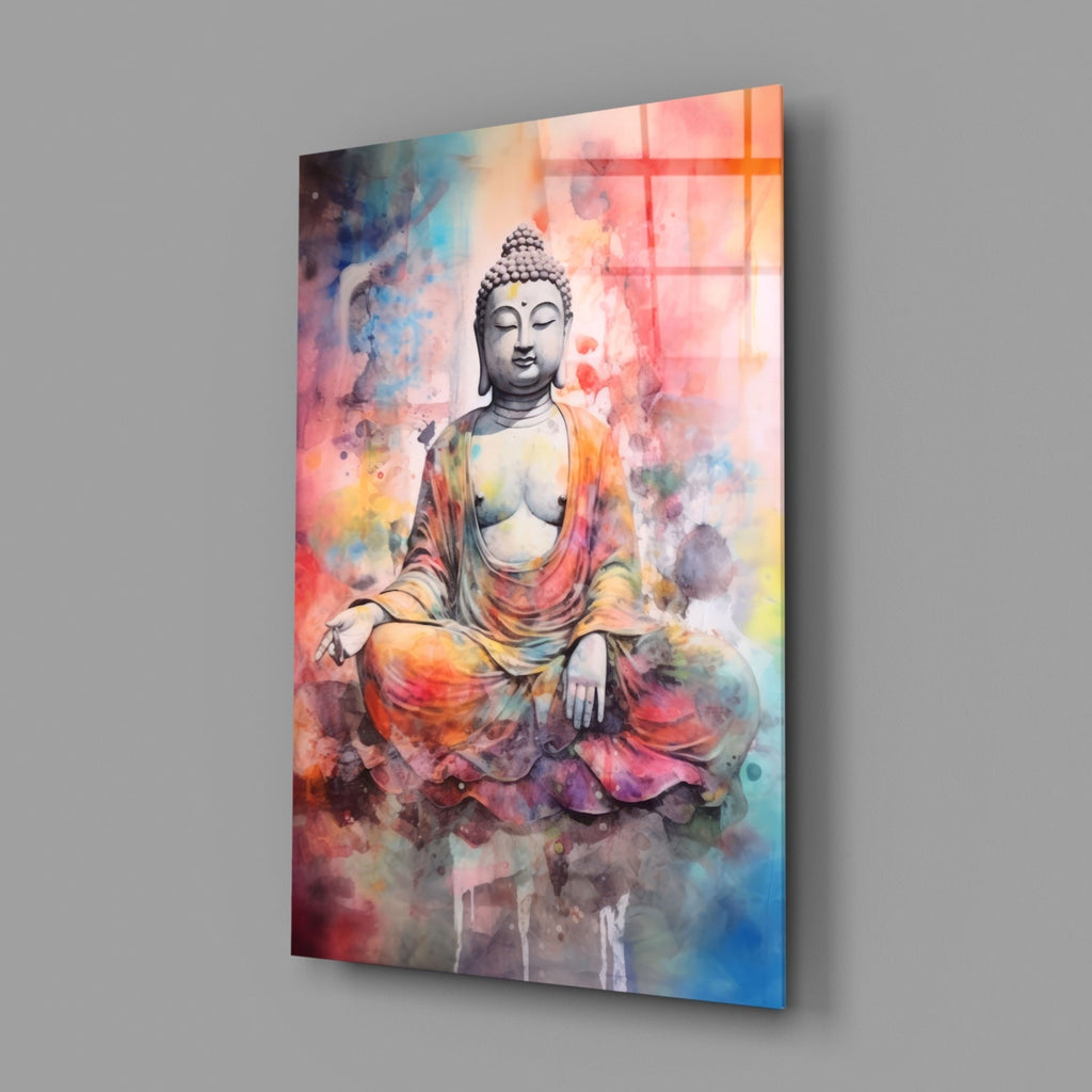 Buddha Glass Wall Art || Designer Collection