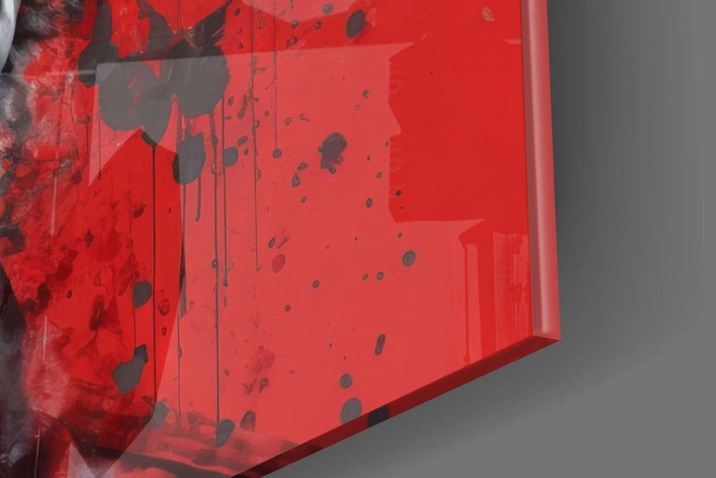 Einstein Glass Wall Art || Designers Collection