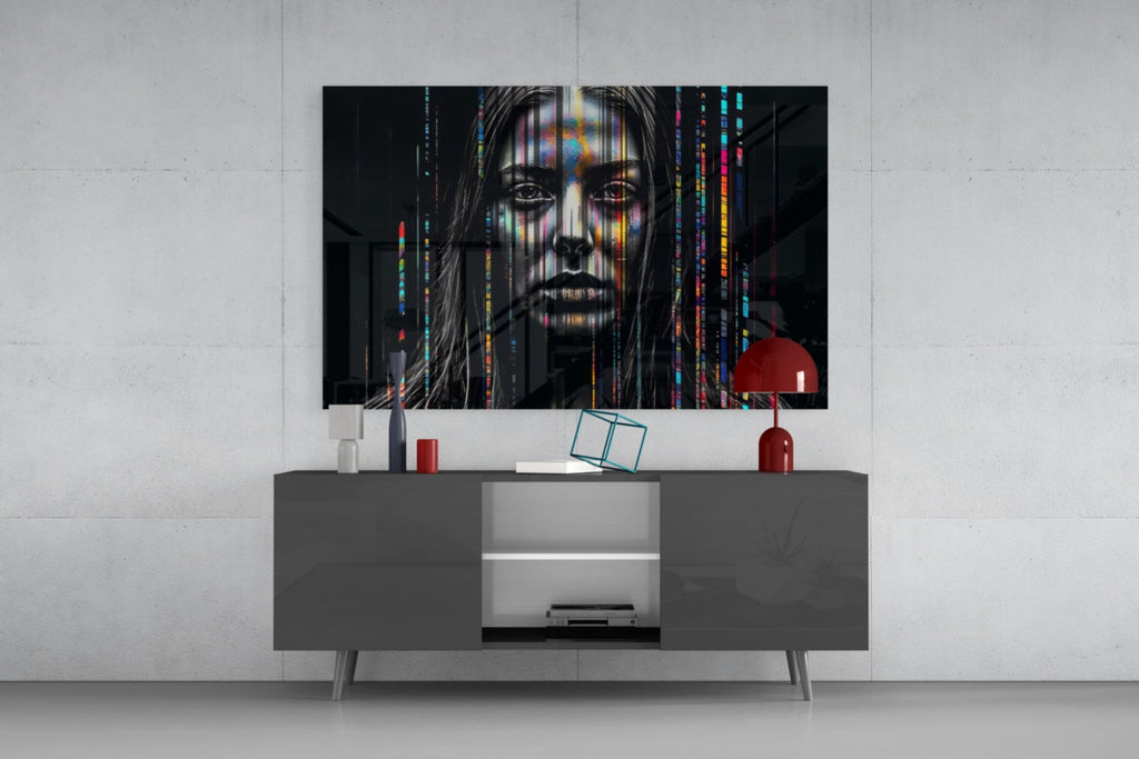 Color Stream Glass Wall Art || Designers Collection