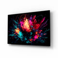Color Explosion Glass Wall Art || Designer Collection