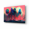 Forest of Colors Glass Wall Art || Designer Collection