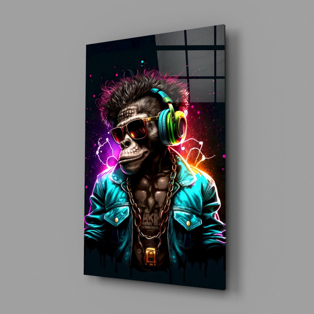 Feel the Music Glass Wall Art|| Designer's Collection