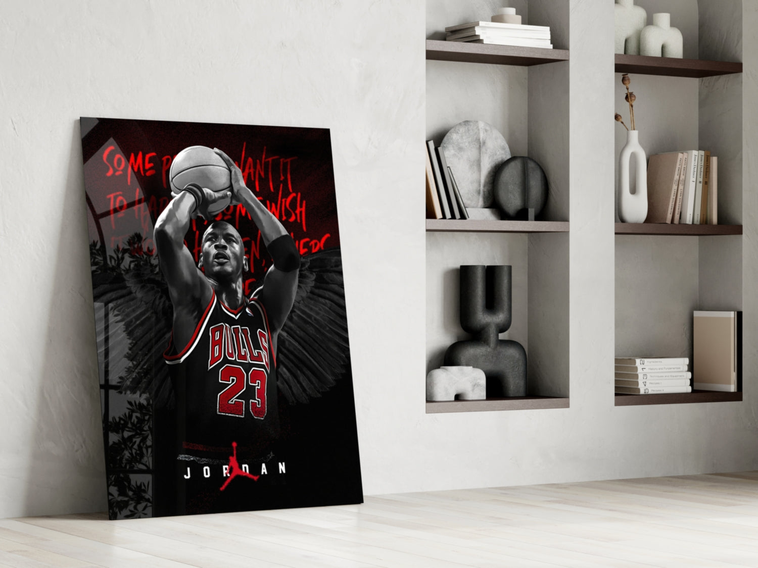 Jordan Glass Wall Art || Designer Collection